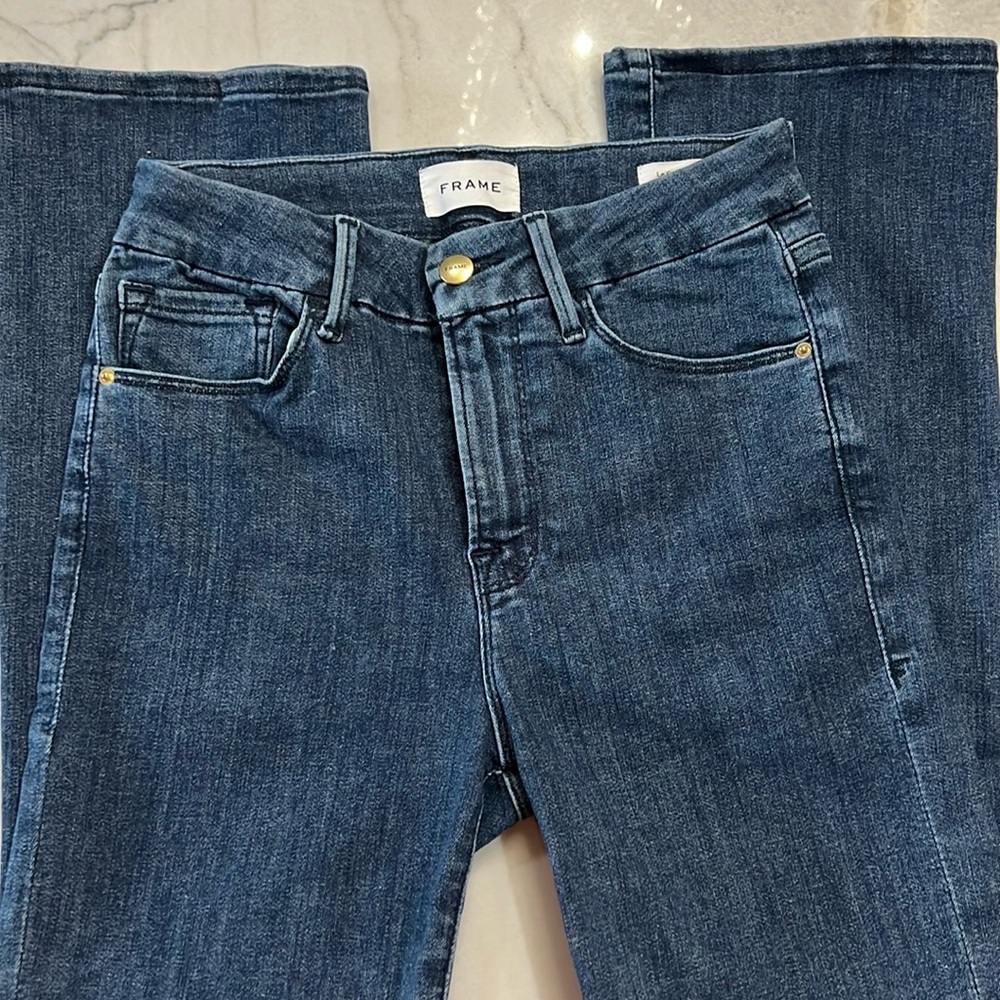 Frame Le Crop Mini Boot Jeans Sz 27